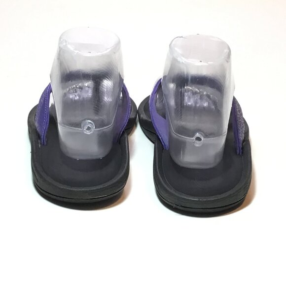 OluKai Kulapa Kai Flip Flops Size 9 Thong Sandals Purple Textured Comfort Beach - Picture 3 of 10